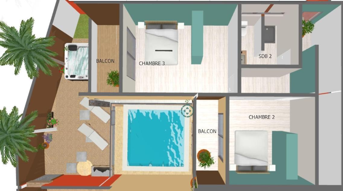 Villa Centre Grand Bay Ngoại thất bức ảnh